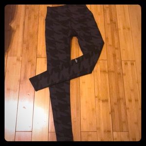 Black and gray Alo yoga pants